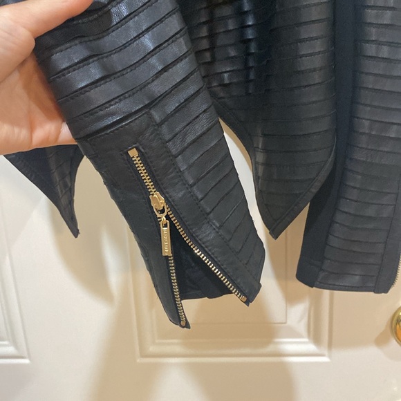 Marciano 100% leather Guess Shayna black leather jacket - Picture 6 of 12